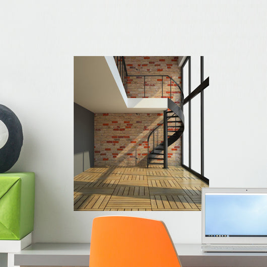 Empty Room with Staircase
