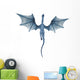 Blue Dragon up View Wall Decal