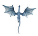 Blue Dragon up View Wall Decal