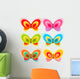 Colorful Butterfly Vector Wall Decal