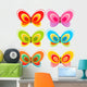 Colorful butterfly vector Wall Decal