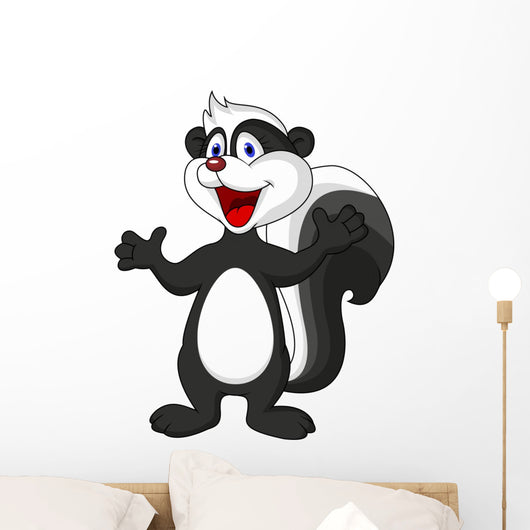Skunk Cartoon Wall Decal
