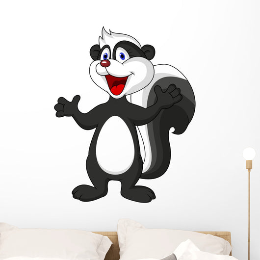 Skunk Cartoon Wall Decal