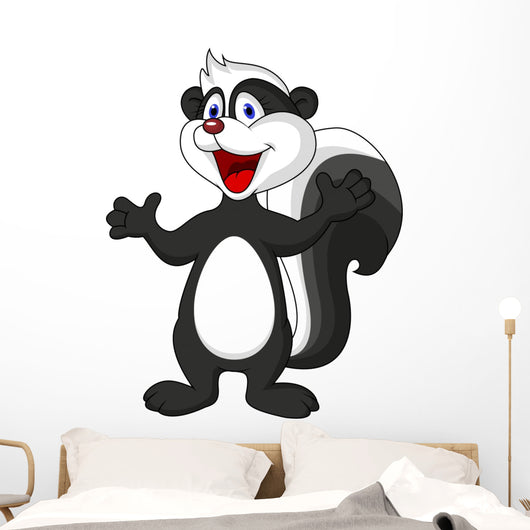 Skunk Cartoon Wall Decal