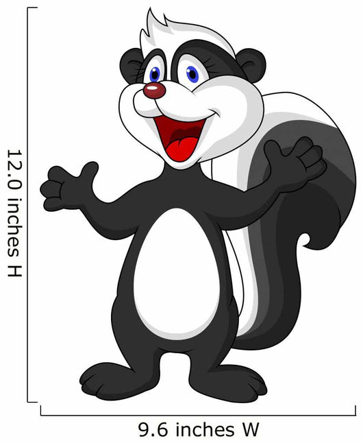 Skunk Cartoon Wall Decal