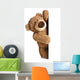 Teddy Bear behind White