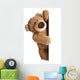 Teddy Bear behind White
