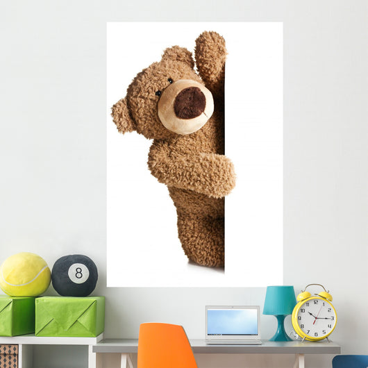 Teddy Bear behind White