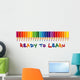 Ready to Learn Colored Wall Mural