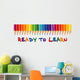 Ready to Learn Colored Wall Mural