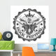 Stamp rock festival. Vector illustration. Wall Decal