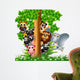 Various Funny Safari Animal Wall Decal