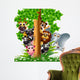 Various Funny Safari Animal Wall Decal