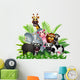 funny animal cartoon Wall Decal