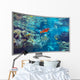 curved monitor on a white background Wall Decal