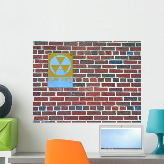Fallout Shelter Sign Wall Mural