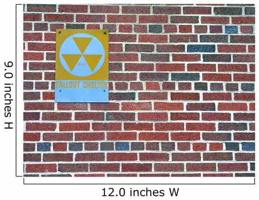 Fallout Shelter Sign Wall Mural