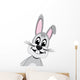 easter bunny look from side Wall Decal