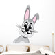 easter bunny look from side Wall Decal