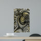 Fractal Vintage Steampunk Gear Wall Mural