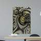 Fractal Vintage Steampunk Gear Wall Mural