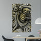 Fractal Vintage Steampunk Gear Wall Mural