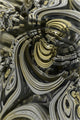 3d fractal, vintage steampunk gear Wall Mural