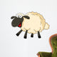 Cute sheep cartoon Wall Decal