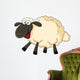 Cute sheep cartoon Wall Decal