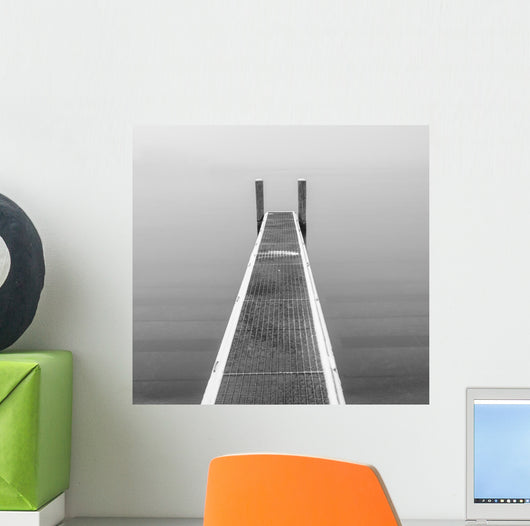 Boat Pier Black and