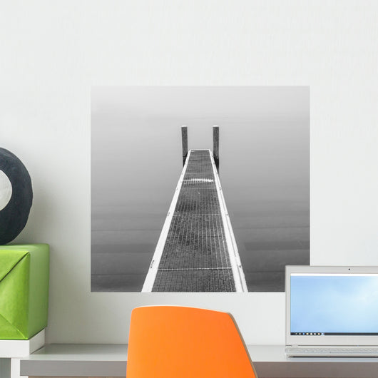 Boat Pier Black and