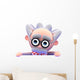 Scientist Looks over Blank Wall Decal