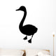 Vector silhouette goose Wall Decal
