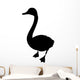 Vector silhouette goose Wall Decal