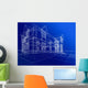 Wire-frame Cottage Xxxl Wall Mural