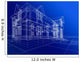 Wire-frame Cottage Xxxl Wall Mural