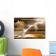 Computer generated abstract background with computer components Wall Mural