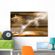 Computer generated abstract background with computer components Wall Mural