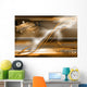 Computer generated abstract background with computer components Wall Mural