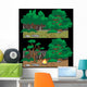Forest Campfire Wall Mural