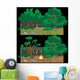 Forest Campfire Wall Mural
