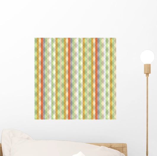 Striped Seamless Vintage Pattern Wall Decal
