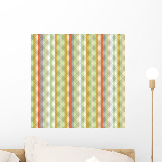 Striped Seamless Vintage Pattern Wall Decal