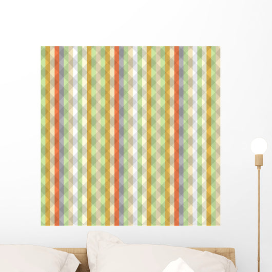 Striped Seamless Vintage Pattern Wall Decal