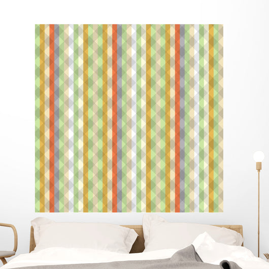 Striped Seamless Vintage Pattern Wall Decal