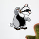 cartoon badger Wall Decal