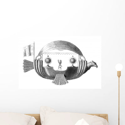 Early Aerostat Project Begining shown on a wall