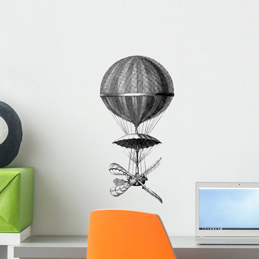 Aerostat - 18th century (1784 - Paris) Wall Decal