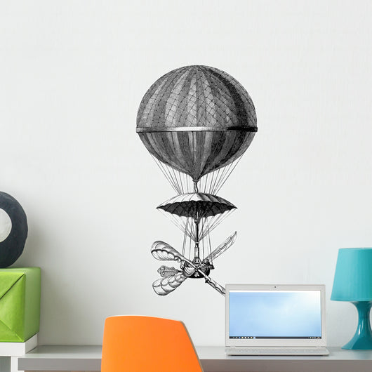 Aerostat - 18th century (1784 - Paris) Wall Decal