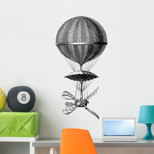 Aerostat - 18th century (1784 - Paris) Wall Decal